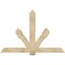 Ekena Millwork Kennewick Rough Sawn Timber Gable Bracket, Douglas Fir, 72"W x 48"H x 2"D x 6"F, 16/12 Pitch GBW072X48X0206KEN00RDF - alternate 1